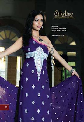 Latest SilkyLine Fabrics Collection for Women 2012