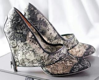Shoe of the Day | Lislie Yeung Solstiss Chantilly Lace Pumps