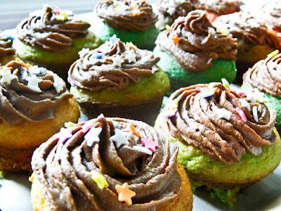 Colorful Rainbow Muffins Recipe