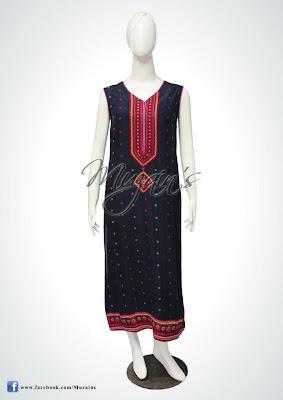 Latest Eid Dress Collection 2012 for Women By Muzain’s