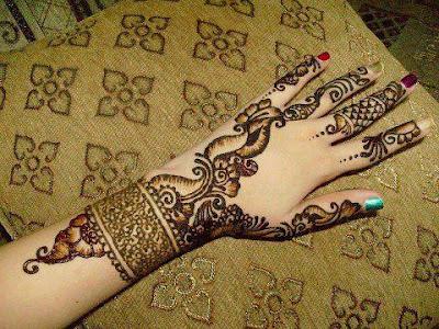 Latest Eid Ul Fitr Hands Mehndi Designs 2012