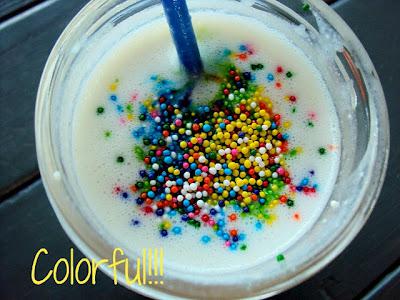 Cake Batter Milkshakes in a Mason Jar!