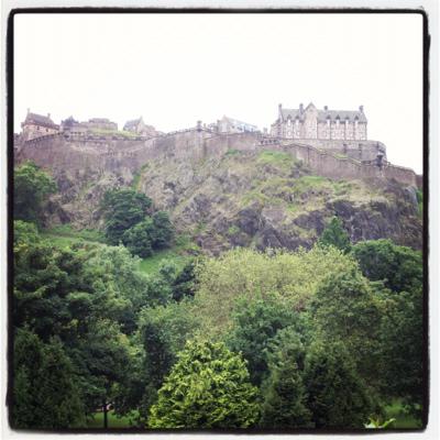 Edinburgh Castle and Castle rock