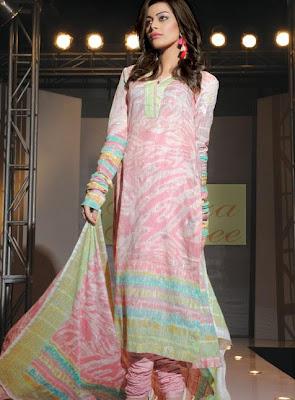 Faiza Samee Designer Eid Lawn Collection By Alkaram 2012