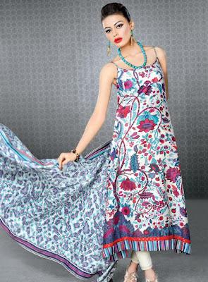 Faiza Samee Designer Eid Lawn Collection By Alkaram 2012