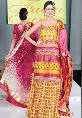 Faiza Samee Designer Eid Lawn Collection By Alkaram 2012