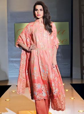 Faiza Samee Designer Eid Lawn Collection By Alkaram 2012