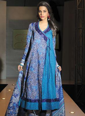Faiza Samee Designer Eid Lawn Collection By Alkaram 2012