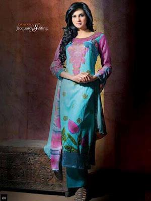 Latest Dawood Classic Lawn & Jacquard Lawn For Women 2012