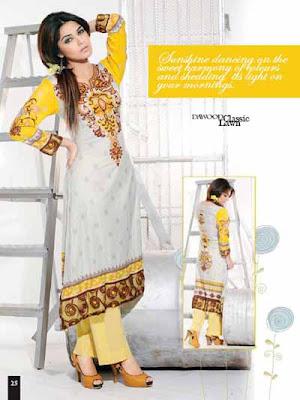 Latest Dawood Classic Lawn & Jacquard Lawn For Women 2012