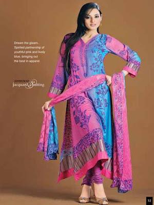Latest Dawood Classic Lawn & Jacquard Lawn For Women 2012
