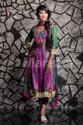 Stylish Salwar Kameez By Mansha Eid Collection 2012 For Women