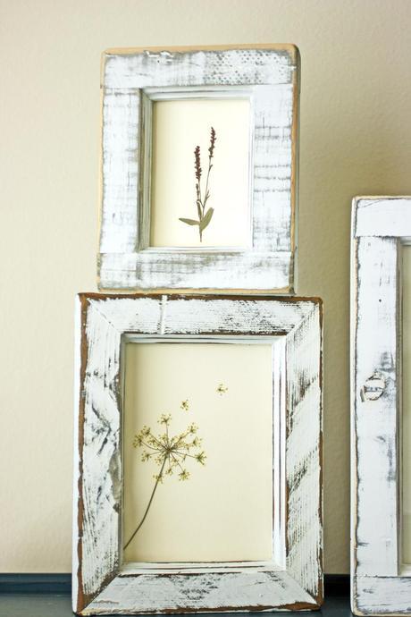 DIY framed flowers