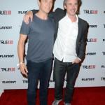 Stephen Moyer and Sam Trammell True Blood Playboy After-Party Frazer Harrison Getty 2