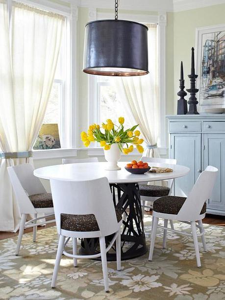 Perfect little dining rooms