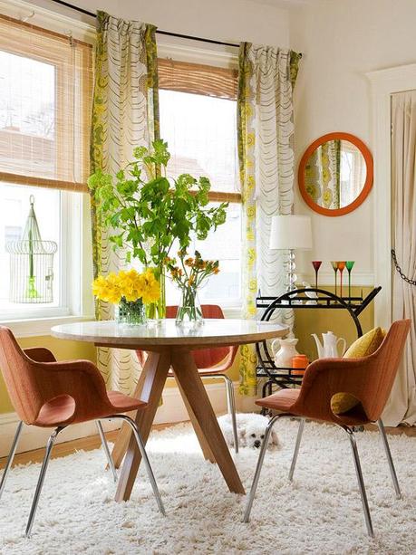 Perfect little dining rooms