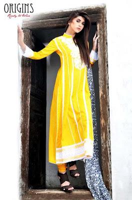 Latest Eid Collection 2012 Ready to Wear Women Dresses By Origins