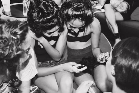 Backstage of The Hippie Runway