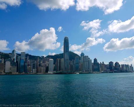 Hong Kong Island under a baking hot sun