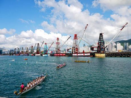 Dragon Boat racers post race