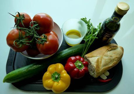 Ingredients for Gazpacho