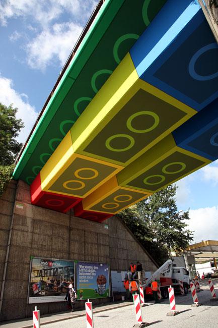 Giant Lego Bridge
