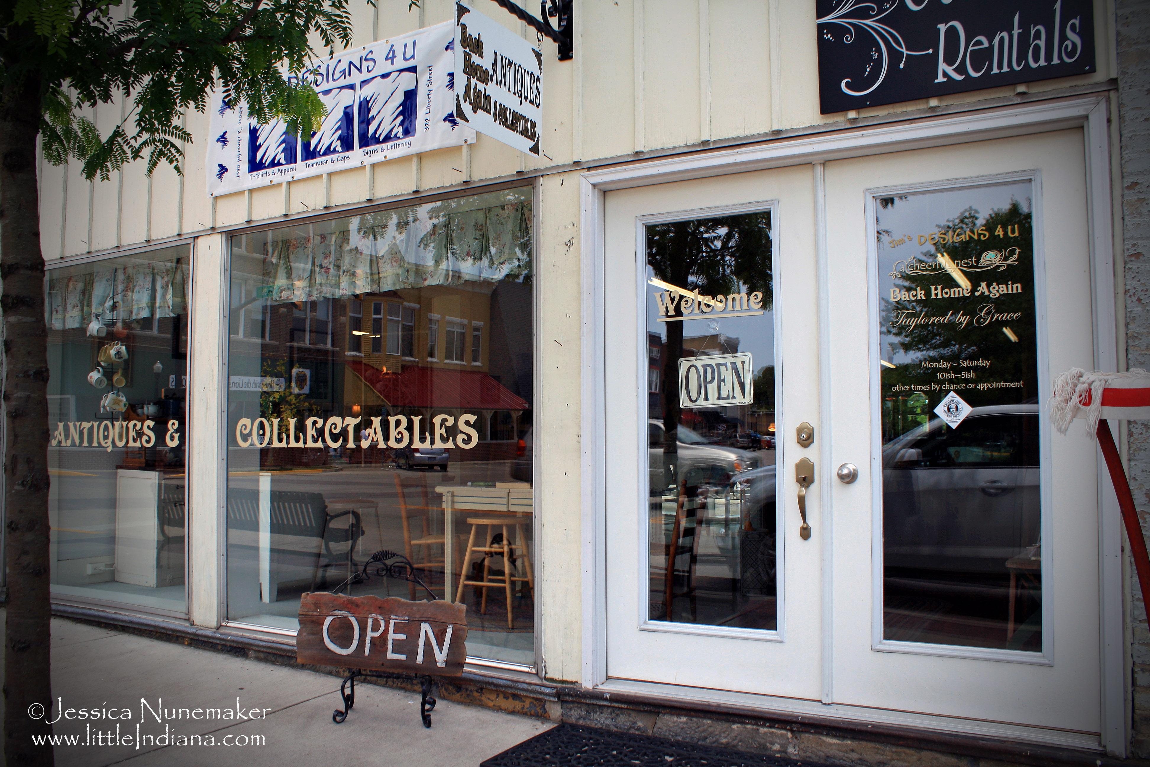 Back Home Again Antiques: Covington, Indiana