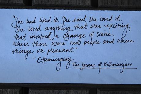 Wilder Words + Musings: On Loving Hemingway (and) A Few of His Gems