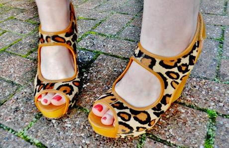 LBD + Leopard Wedges