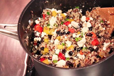 Black Bean and Quinoa Griddle Cakes