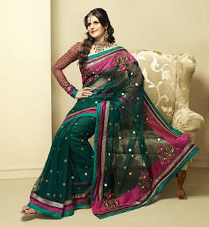 Latest Boutique Sarees for party dresses in night