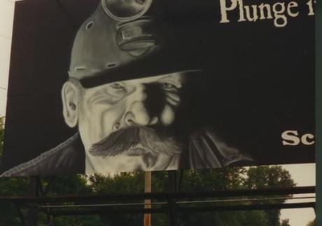 Craig Stevens Painted Billboard Miner