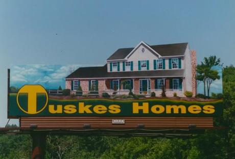 Craig Stevens Painted Billboard Tuskes Homes