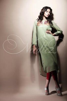 Needlez By Shalimar Kurti Collection For Women 2012