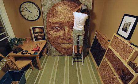 Wine Cork Portraits By Scott Gundersen