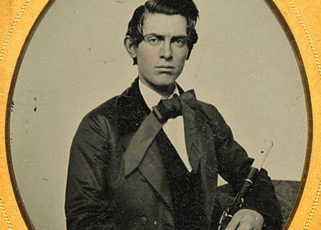 A chap with a clarinet. From My Daguerreotype Boyfriend. 