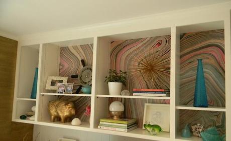 Marbled Bookcase Complete...