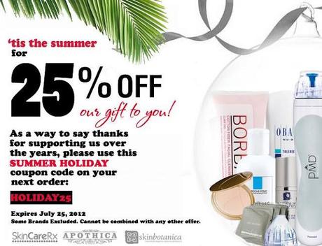 SkinCareRX Holiday in July Sale!