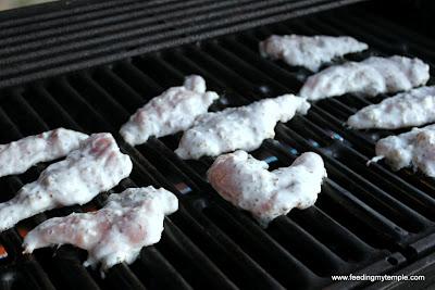 Grilled Chicken Gyros with Tzatziki Sauce