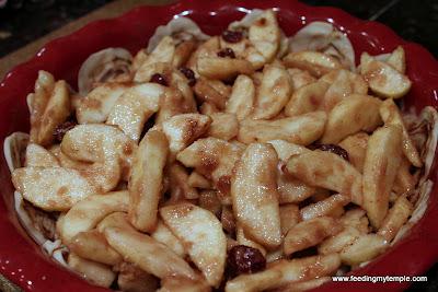 Apple Pie with Cinnamon Roll Crust