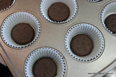 Mini Thin Mint Cheesecakes