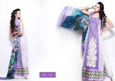 Hira Lari Special Eid Lawn Collection  By Afroze Textiles 2012