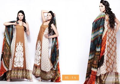 Hira Lari Special Eid Lawn Collection  By Afroze Textiles 2012