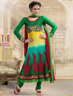 Natasha Couture Mind Blowing Anarkali Collection  For Women 2012