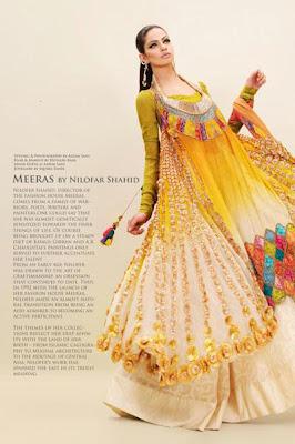 MEERAS By Nilofar Shahid Stunning Bridal Collection 2012 For Women