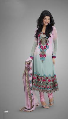 Latest Pakistani Incredible Eid Dresses For Women 2012