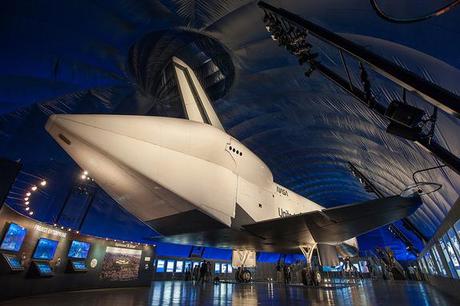 ASA’s space shuttle Enterprise on display in New York City.