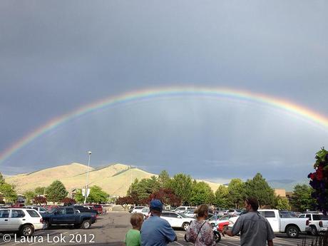 rainbow over missoula