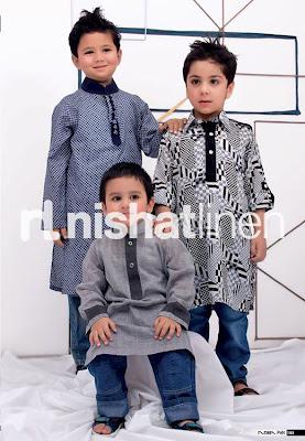 Naqsh Princes Eid Festive Collection 2012 for Menand Kids