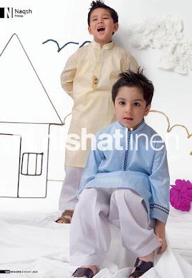 Naqsh Princes Eid Festive Collection 2012 for Menand Kids